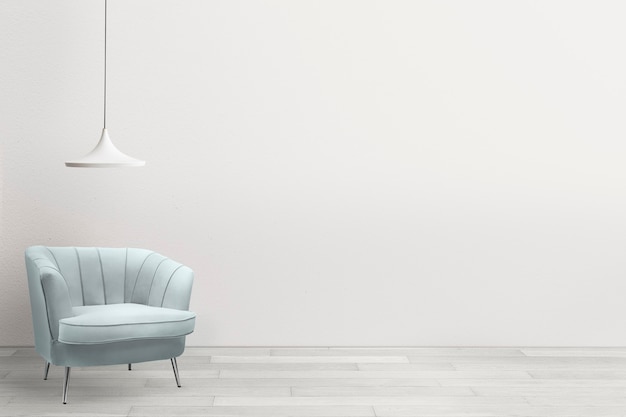 Gratis foto eigentijds woonkamerinterieur met luxe fauteuil