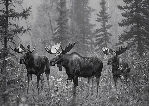 Gratis foto elanden in het wild