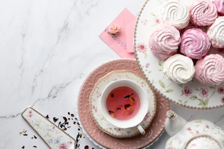 Gratis Foto elegant theekransje assortiment