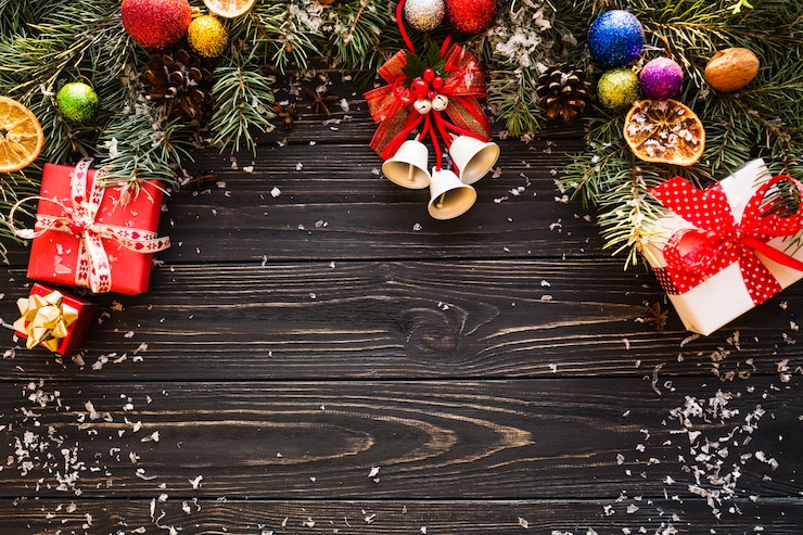 Gratis Foto elegante kerst achtergrond