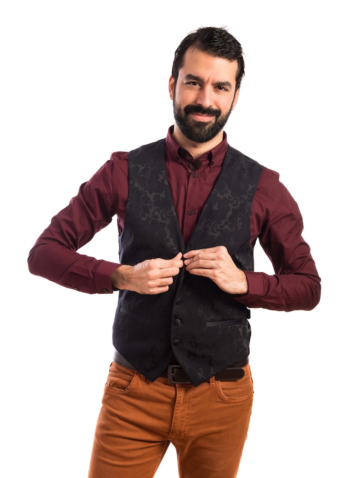 Gratis Foto elegante man met vest