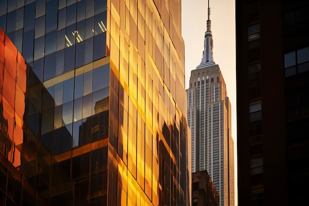 Gratis foto empire state building overdag