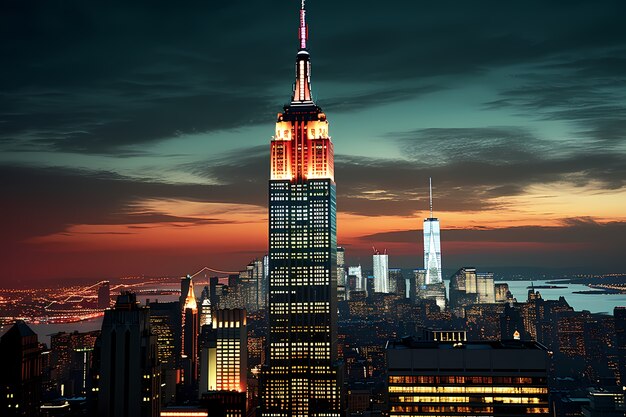 Empire State Building 's nachts