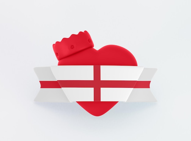 Gratis foto engeland hart banner