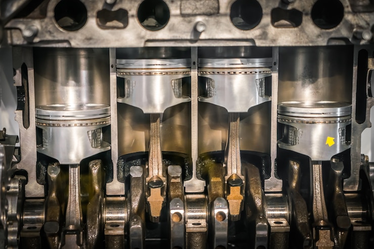 Gratis Foto engine piston dwarsdoorsnede