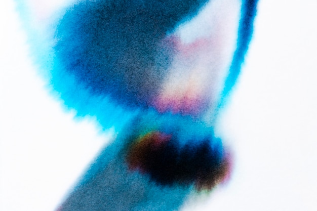 Esthetische abstracte chromatografieachtergrond in blauwe toon