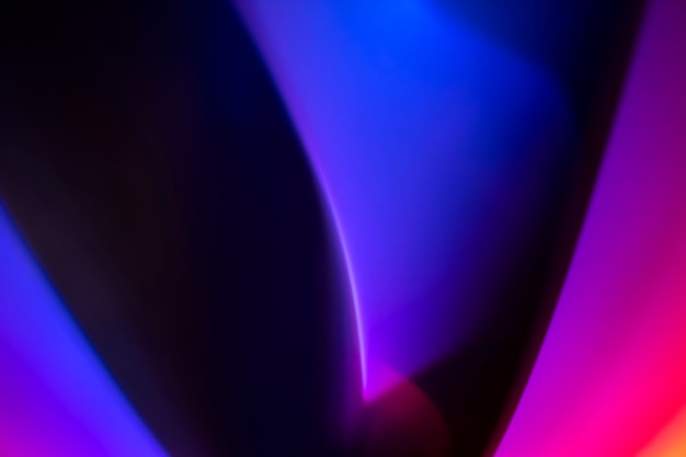 Esthetische achtergrond met gradiënt neon led-lichteffect