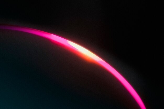Esthetische achtergrond met roze neon led-lichteffect