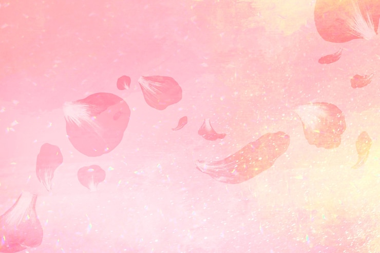 Gratis Foto esthetische roze rozenblaadjesachtergrond