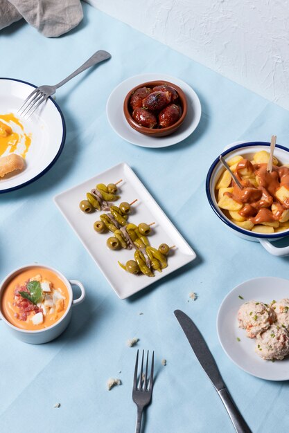 Eten voor het vieren van wereldtapasdag