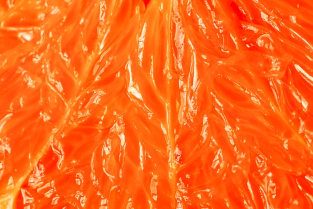 Gratis foto extreme close-upgrapefruitpulp