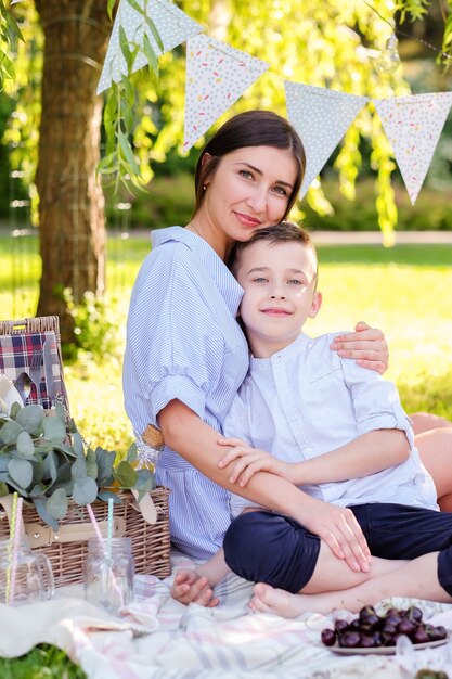 Familie picknick