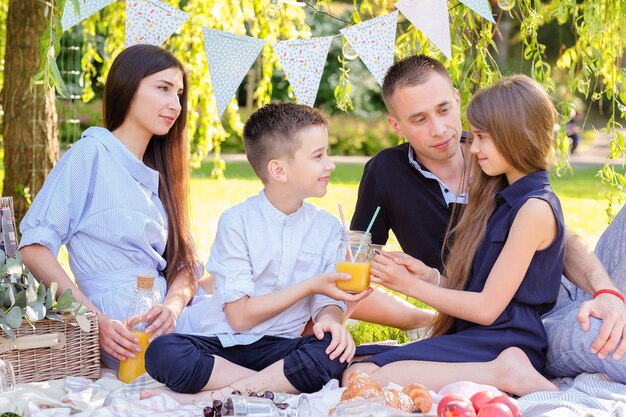 Familie picknick