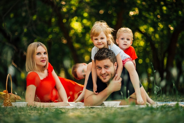 Familie tijd doorbrengen samen