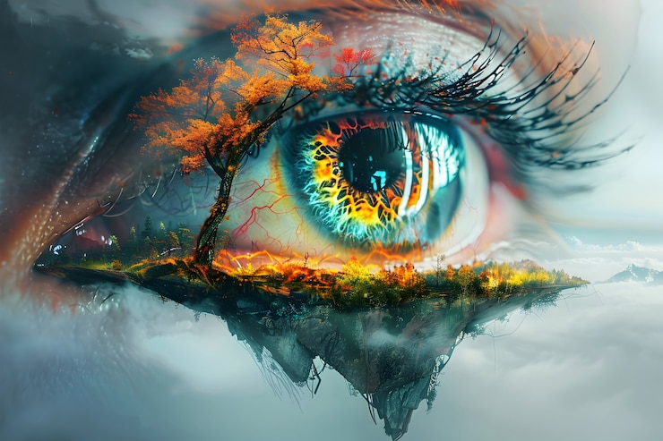 Gratis Foto fantasie oog illustratie
