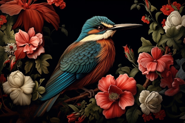 Gratis foto fantasie vogel illustratie