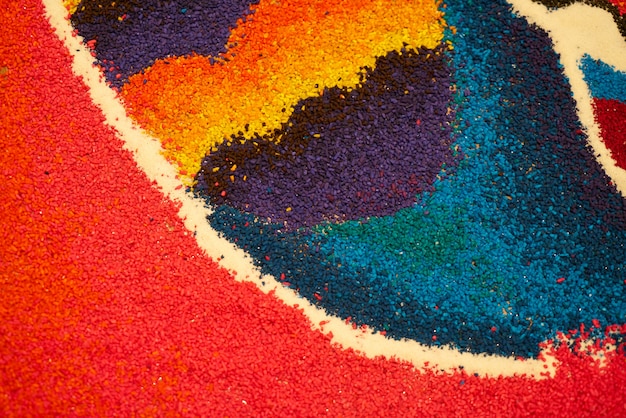 Fantastische textuur met kleurrijke abstracte vormen