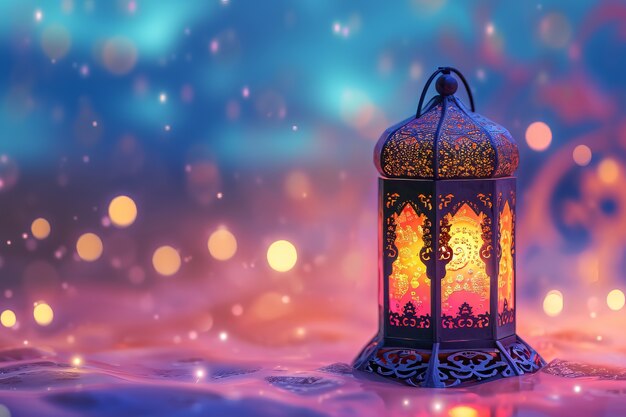 Fantasy-lantaarn voor de islamitische Ramadan-viering