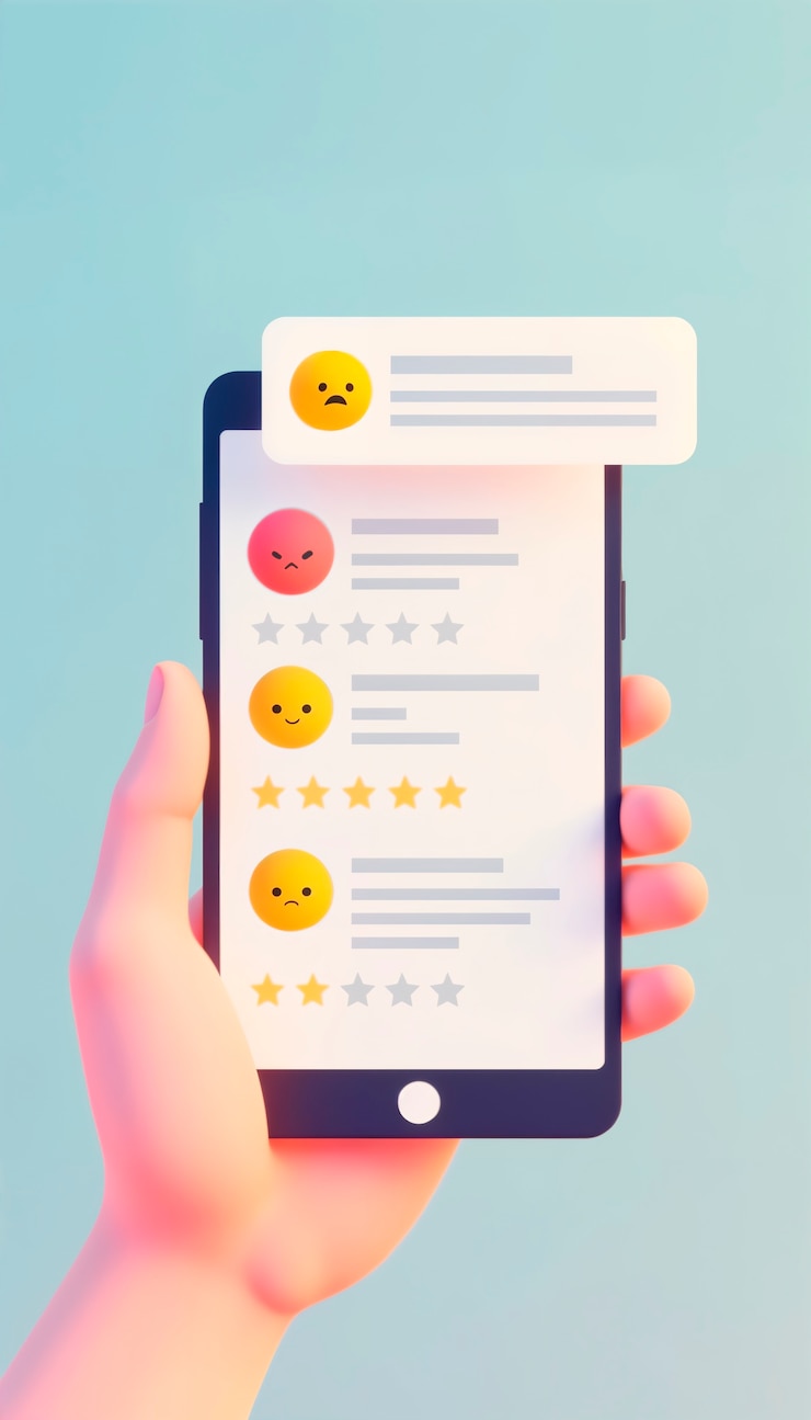 Gratis Foto feedback van mobiele klanten
