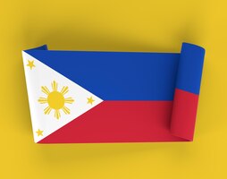 Gratis foto filippijnen lint banner