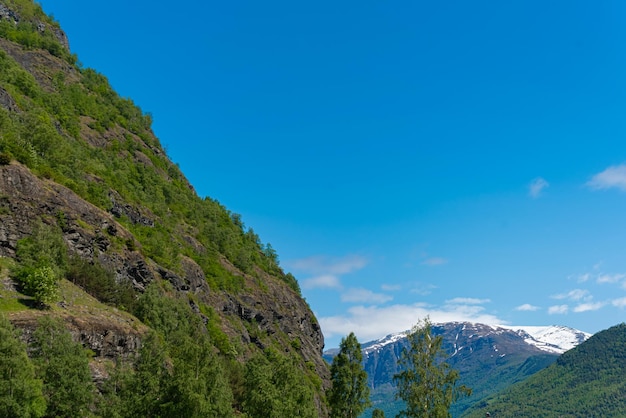 Gratis foto flam noorwegen 6 juni 2023 berg