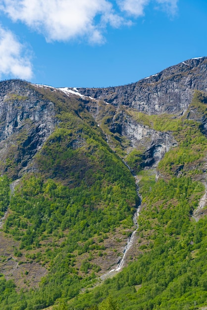 Gratis foto flam noorwegen 6 juni 2023 berg