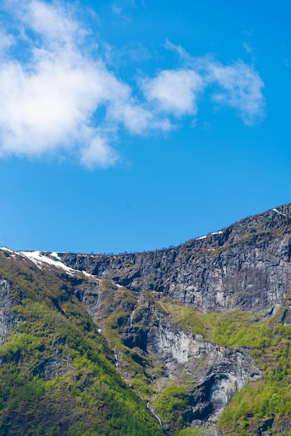 Gratis foto flam noorwegen 6 juni 2023 berg