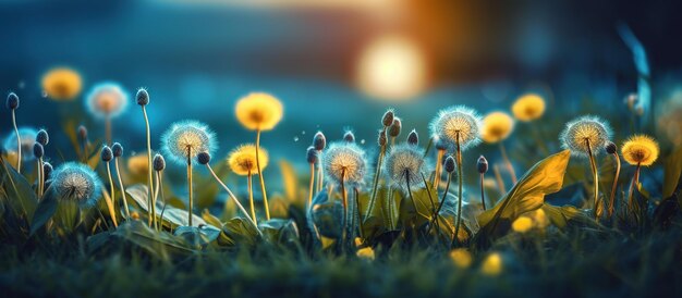 Floral zomer lente achtergrond AI gegenereerde afbeelding