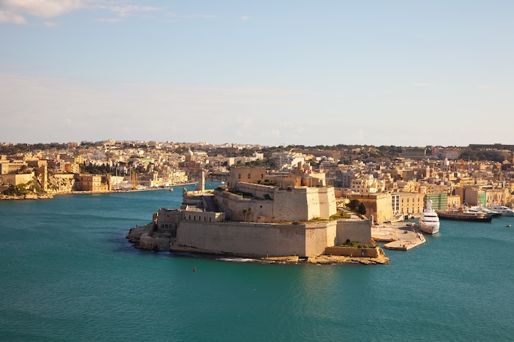 Gratis Foto fort van vittoriosa en de grote haven