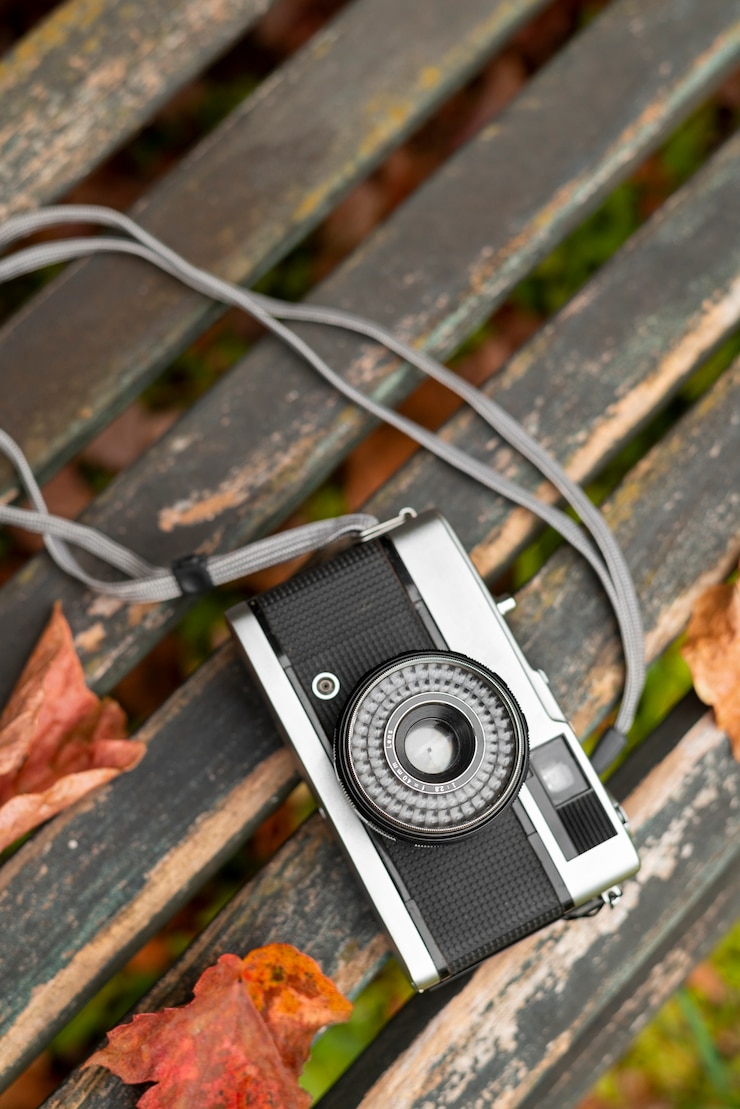 Gratis Foto fotocamera stilleven