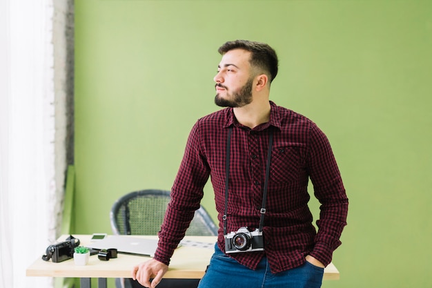 Fotograaf poseren