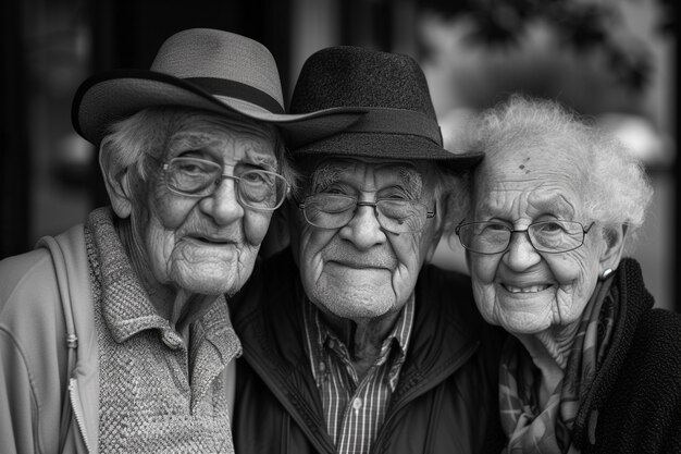 Fotorealistisch portret van niet-traditionele gezinsstructuur