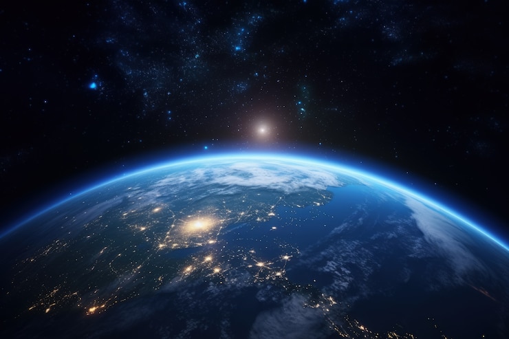 Gratis Foto fotorealistische aarde planeet