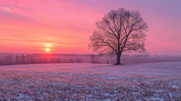 Gratis foto fotorealistische boom met takken en stam buiten in de natuur