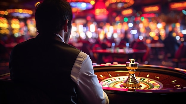 Gratis foto fotorealistische casino levensstijl