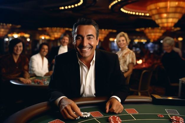 Gratis foto fotorealistische casino levensstijl