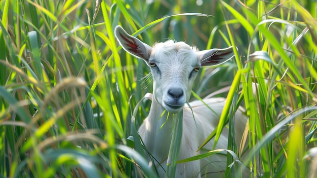 Gratis foto fotorealistische geitenboerderij