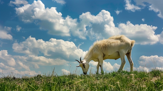 Gratis foto fotorealistische geitenboerderij