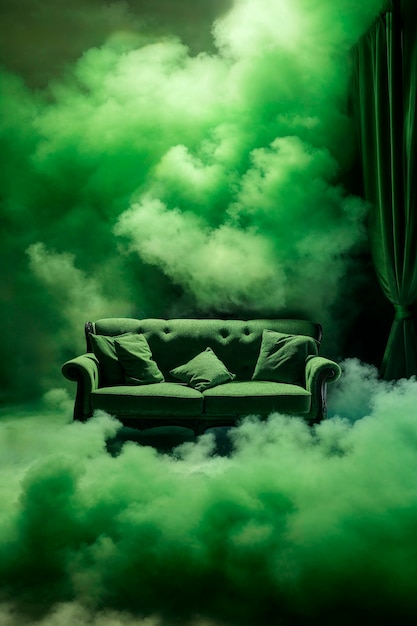 Gratis foto fotorealistische kleurrijke rook