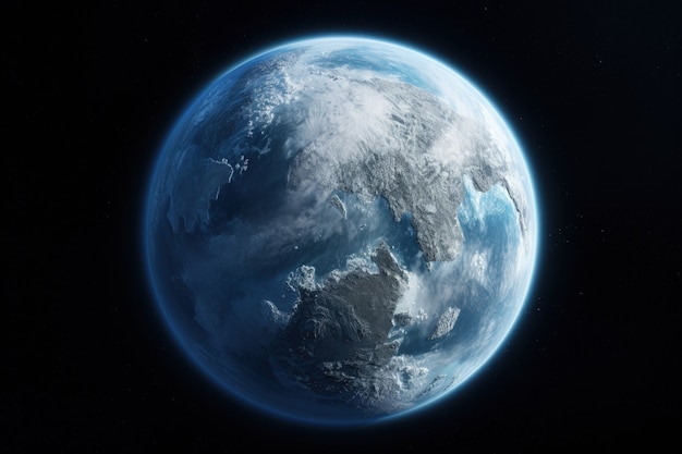 Fotorealistische planeet Aarde