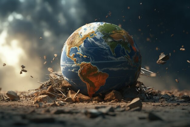 Fotorealistische planeet Aarde