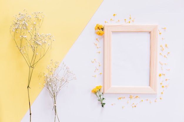 Frame en bloemen