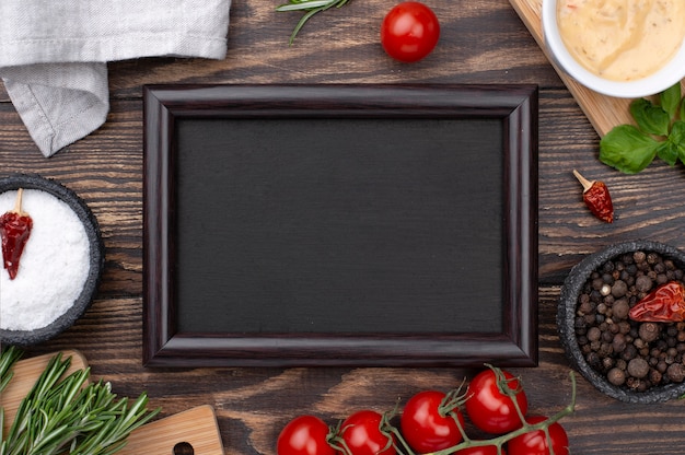 Frame van ingrediënten
