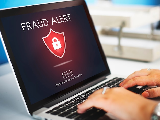 Fraude Oplichting Phishing Let op Bedrog Concept