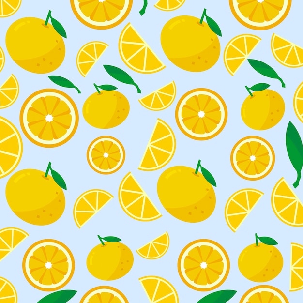 Fruitige collage met citroenen