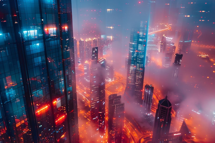 Gratis Foto futuristisch landschap van dubai