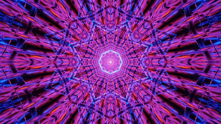 Gratis Foto futuristische achtergrond met gloeiend abstract neonlicht