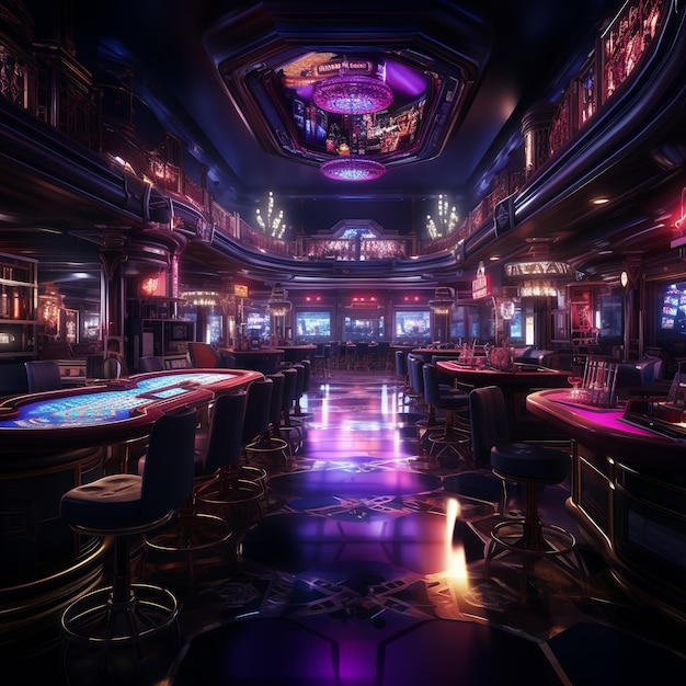 Futuristische casino-architectuur