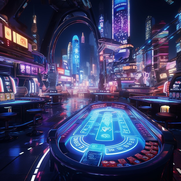 Gratis foto futuristische casino-architectuur