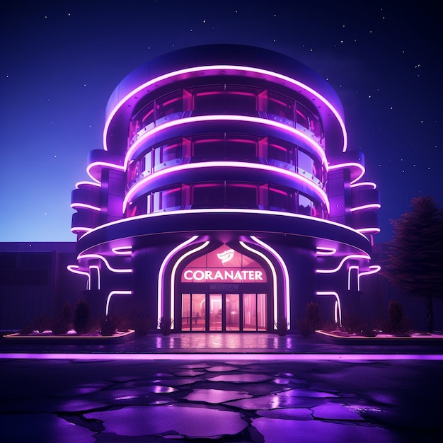 Futuristische casino-architectuur